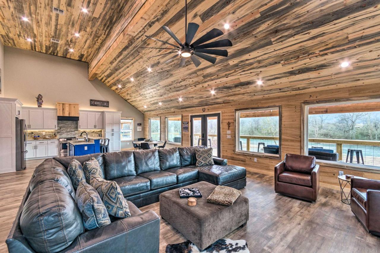 Upscale Riverfront Home With Beach And Fire Pit! Glenwood Εξωτερικό φωτογραφία